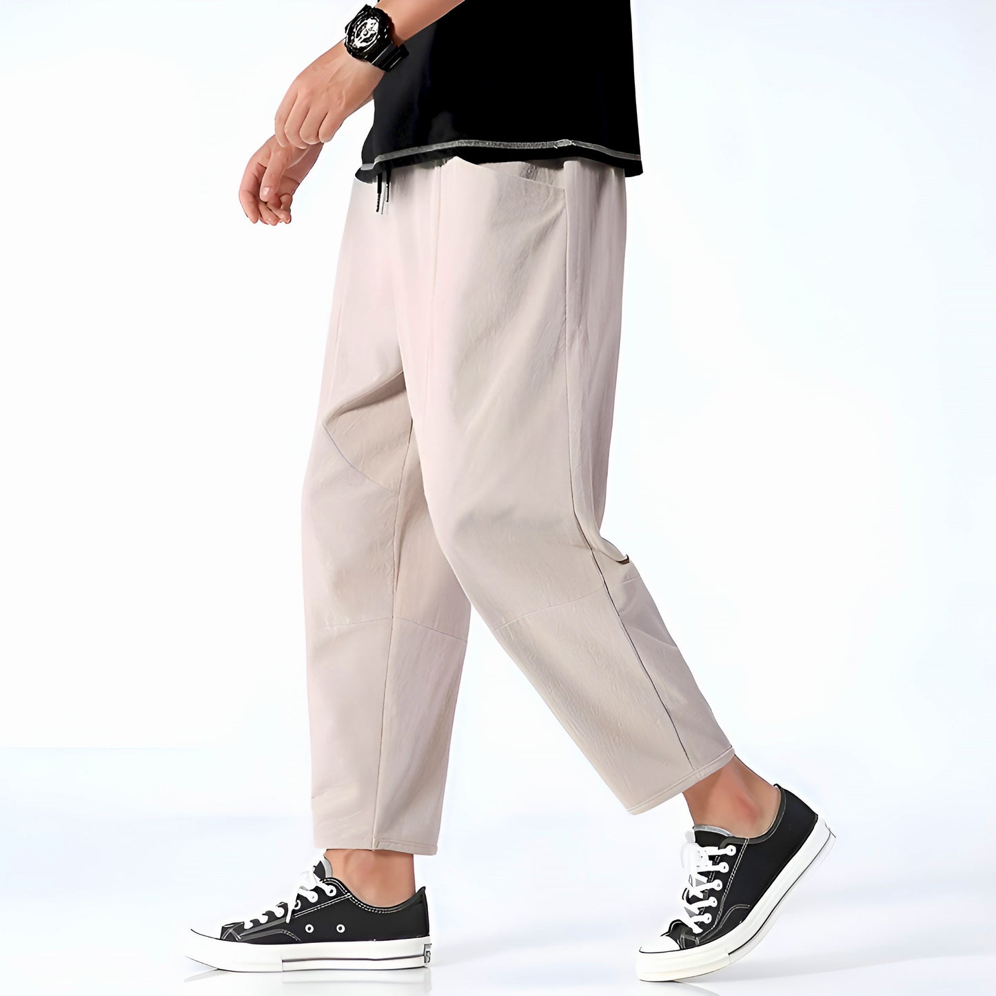 The Lennox Cropped Cotton Pants