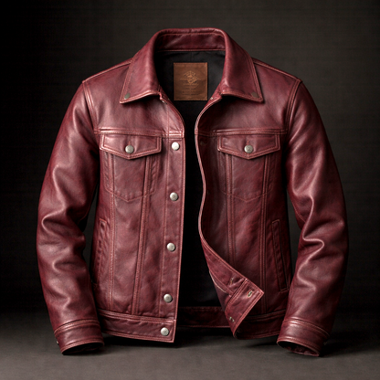 The Roman Vintage Leather Jacket