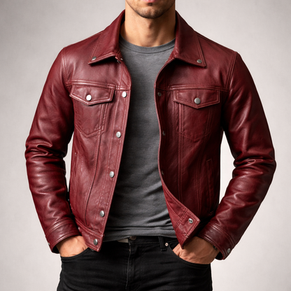 The Roman Vintage Leather Jacket