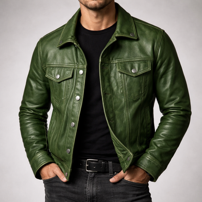 The Roman Vintage Leather Jacket