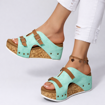 The Delphine Platform Sandals