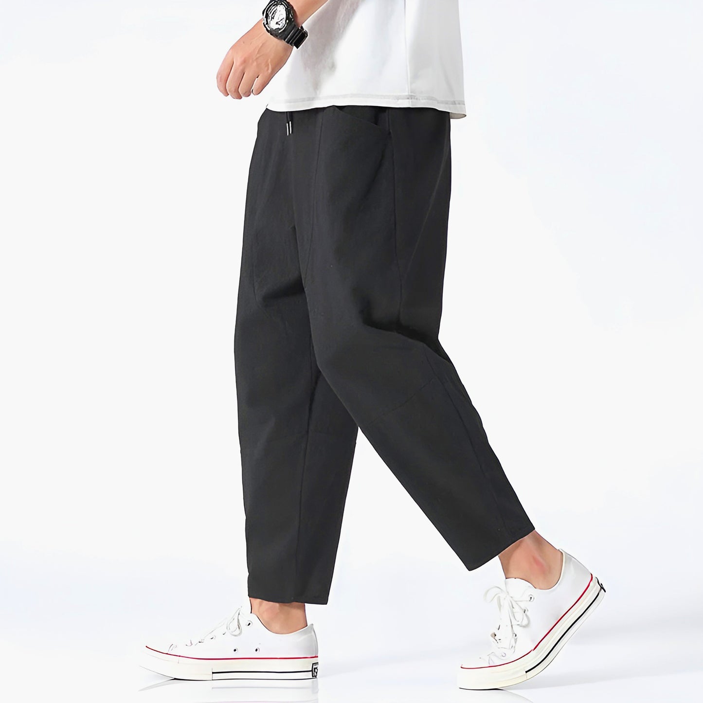 The Lennox Cropped Cotton Pants