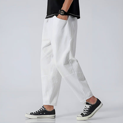 The Lennox Cropped Cotton Pants