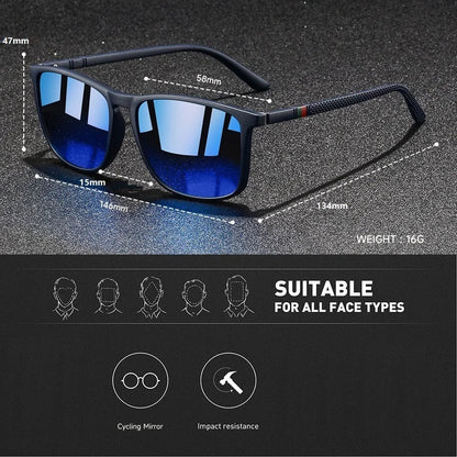 The Knox Polarized Square Sunglasses