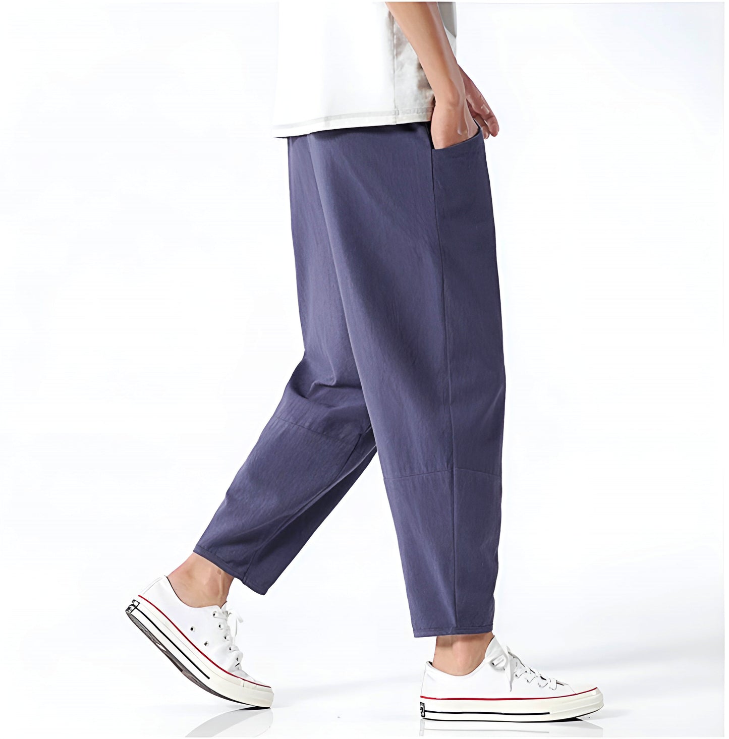 The Lennox Cropped Cotton Pants