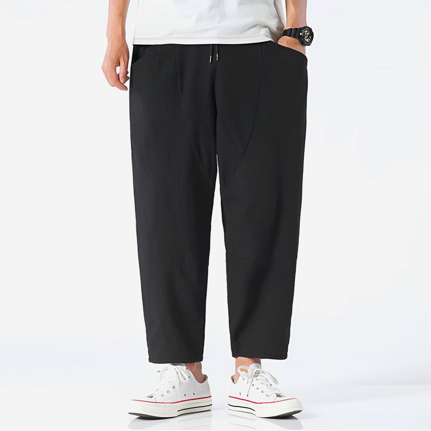 The Lennox Cropped Cotton Pants