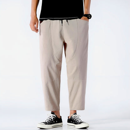 The Lennox Cropped Cotton Pants