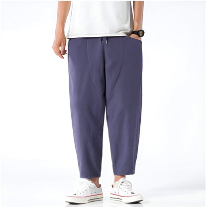 The Lennox Cropped Cotton Pants
