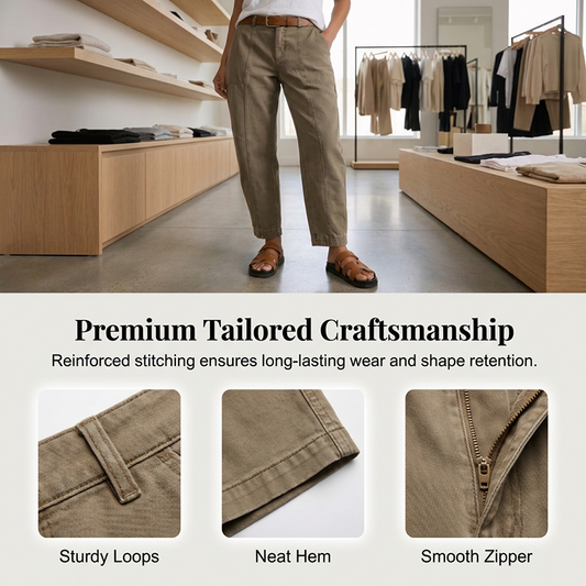 The Hadley High-Waist Tapered Utility Pants