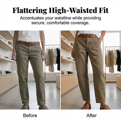 The Hadley High-Waist Tapered Utility Pants