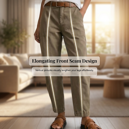 The Hadley High-Waist Tapered Utility Pants